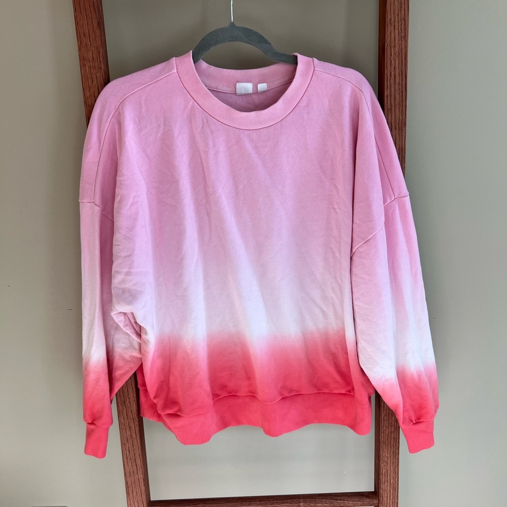 Gap Ombré pink sweatshirt Size XL
